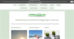 Desktop Screenshot of lebenssinne.de